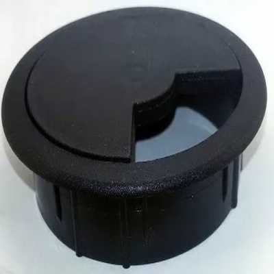 Розетка под кабель (черная)