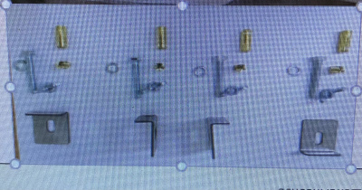 Комплект для крепления моек