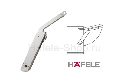 Механизм Free flap H 1.5 модель D пластик белый