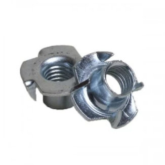 Гайка врезная по дер с усом М 10 (цинк)