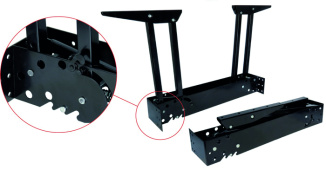 Механизм трансформации для раскладного стола черный