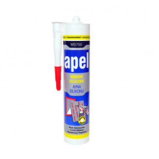 Силиконовый герметик для зеркал APEL 310мл (картридж)
