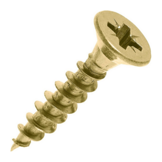 шуруп желтый