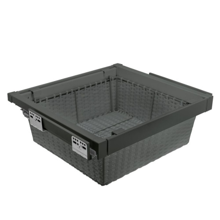 Корзина для белья ротанг WG-KOSZR-60 графит
