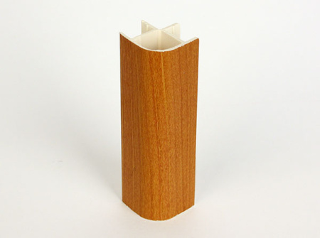 Угол 90гр. 100мм Вишня